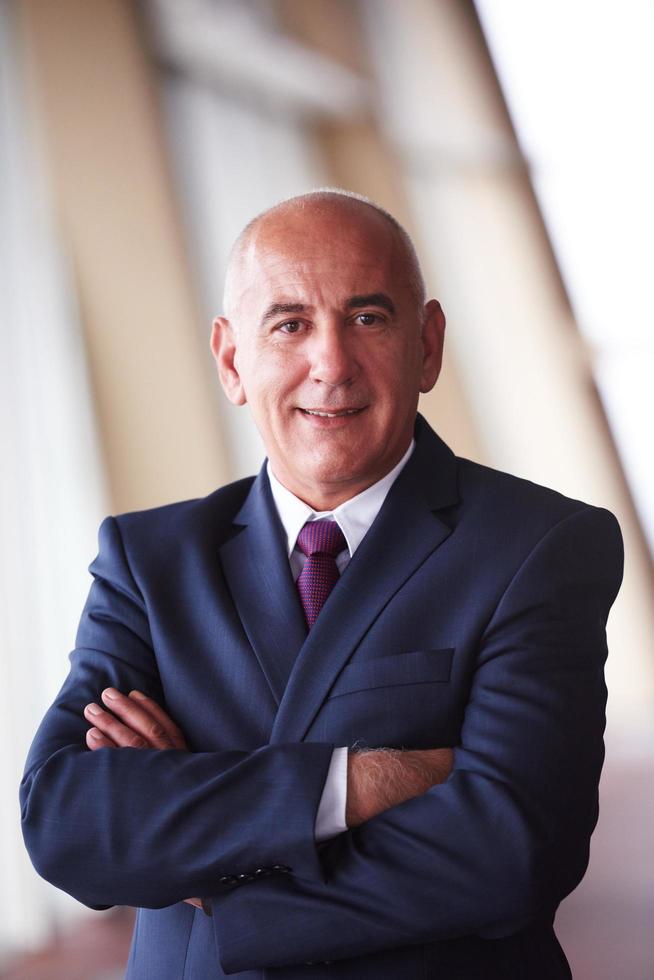 senior business man portrait free photo